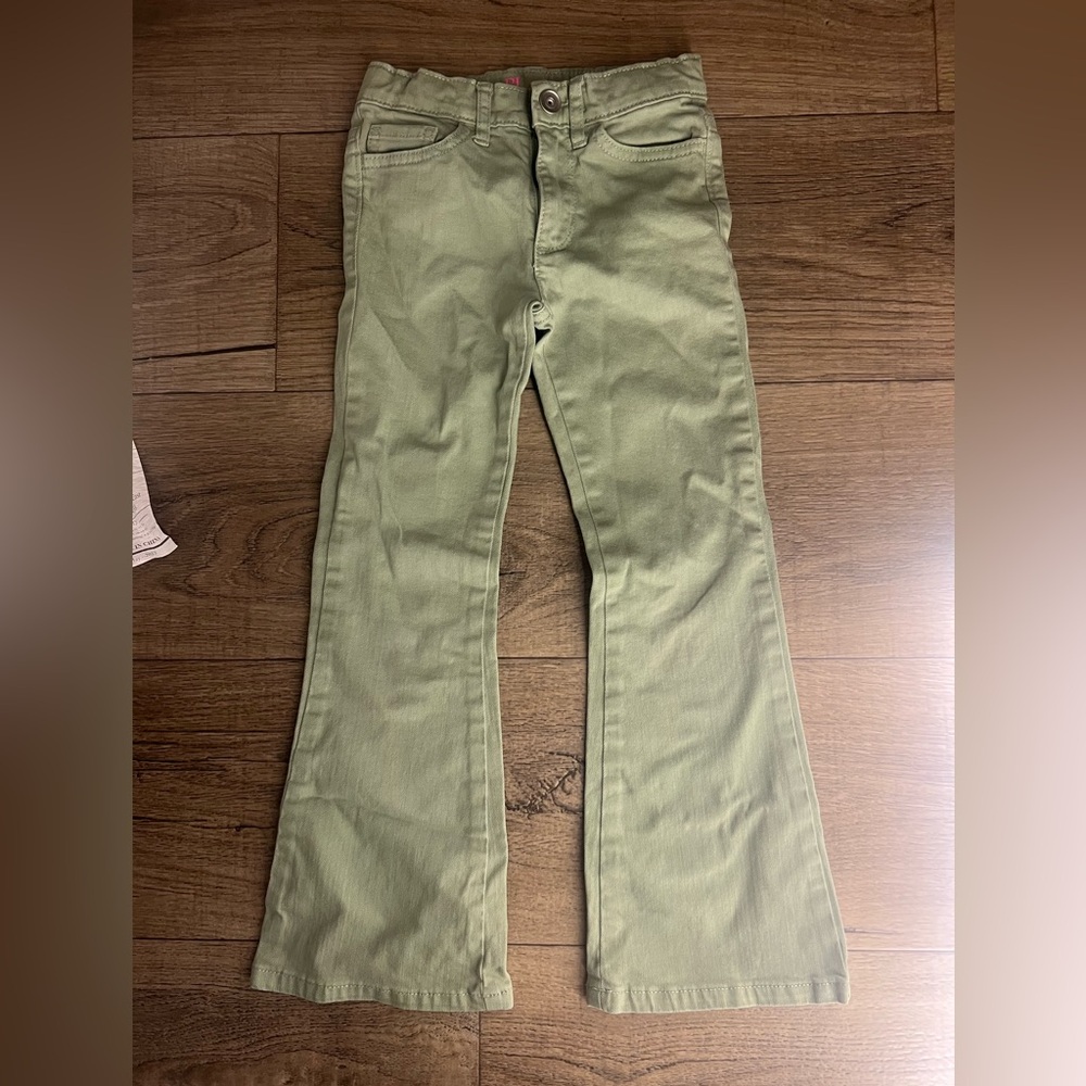 Children’s Place Olive Flare Pants